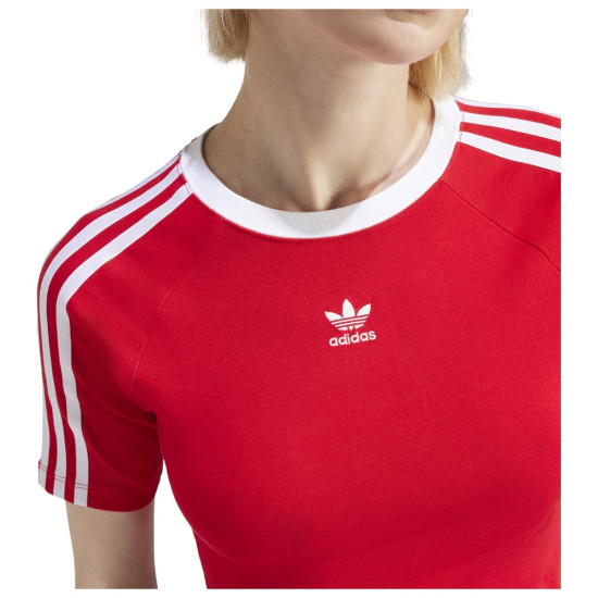Adidas Γυναικεία κοντομάνικη μπλούζα 3-Stripes Baby Tee